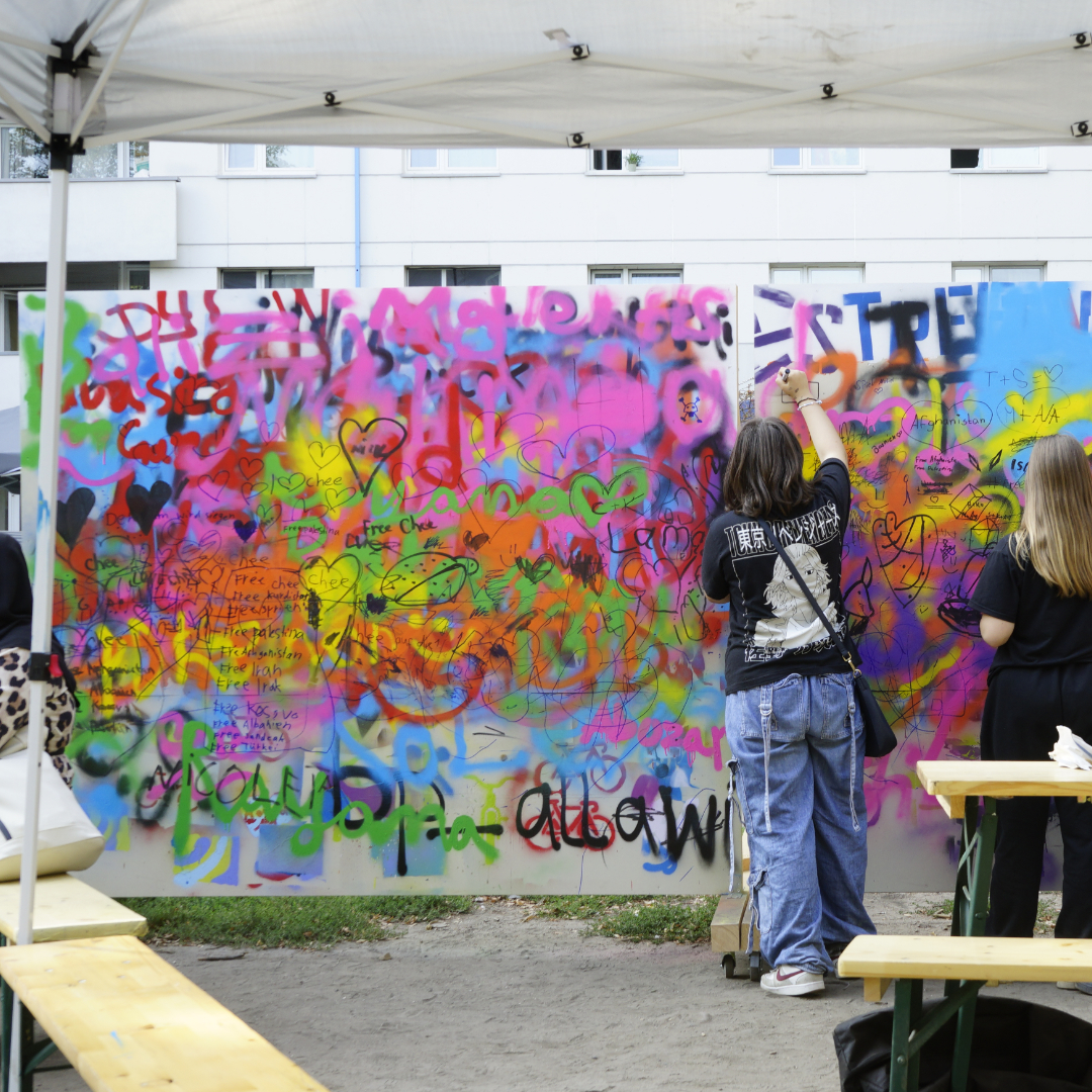 Graffitiwände für den Jugendtreff Südvorstadt